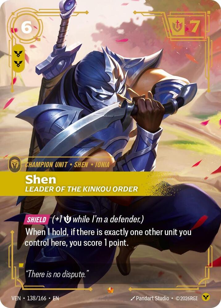 Shen, Leader of the Kinkou Order (Foil) (Vendetta)(VEN-138/166)(E)
