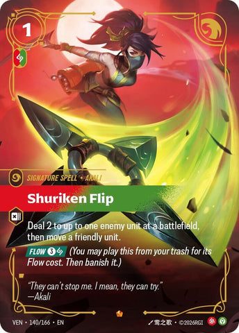 Shuriken Flip (Foil) (Vendetta)(VEN-140/166)(E)