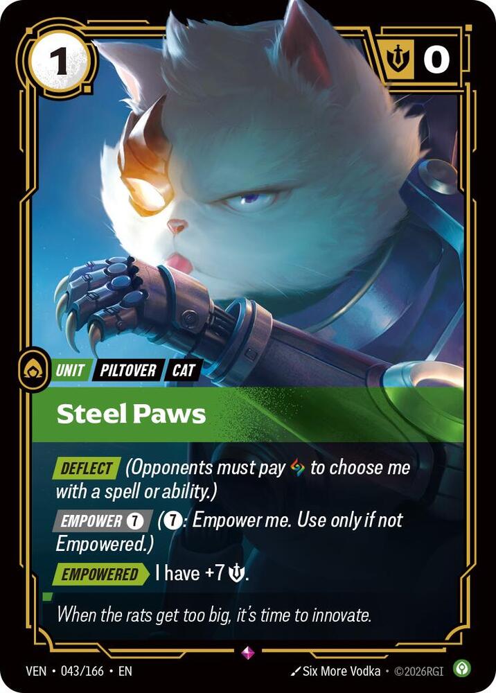 Steel Paws (Foil) (Vendetta)(VEN-043/166)(R)