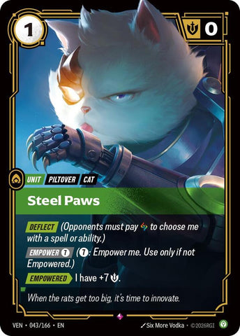 Steel Paws (Foil) (Vendetta)(VEN-043/166)(R)