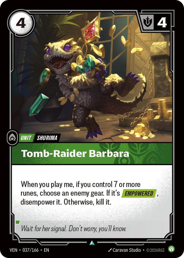 Tomb-Raider Barbara (Vendetta)(VEN-037/166)(U)