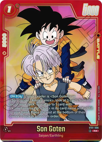 Son Goten [006] [Alternate Art] [Foil] (ST01-006)(R)