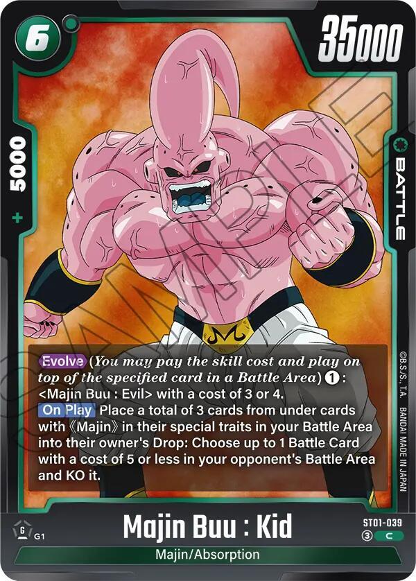 Majin Buu : Kid [039] [Foil] (ST01-039)(C)