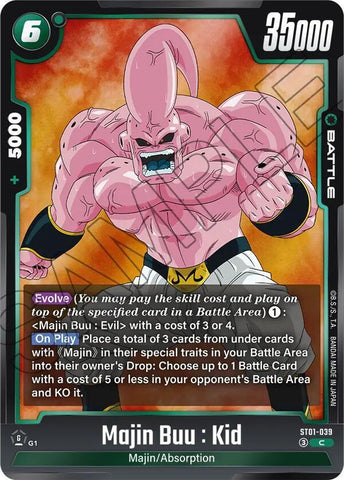Majin Buu : Kid [039] [Foil] (ST01-039)(C)