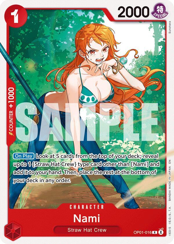 Nami (Starter Deck 31: RED Monkey.D.Luffy)([ST31] OP01-016)(R)