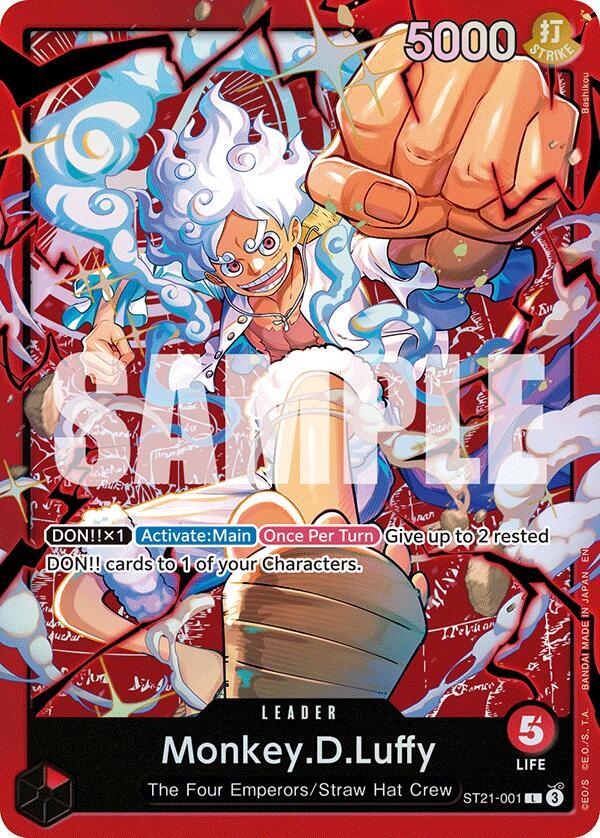 Monkey.D.Luffy (ST21-001) [Foil] (Starter Deck 31: RED Monkey.D.Luffy)([ST31] ST21-001)(L)
