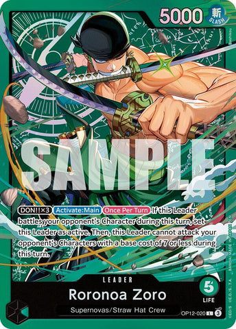 Roronoa Zoro (OP12-020) [Foil] (Starter Deck 32: GREEN Roronoa Zoro)([ST32] OP12-020)(L)