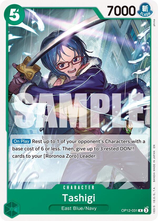 Tashigi (Starter Deck 32: GREEN Roronoa Zoro)([ST32] OP12-031)(R)