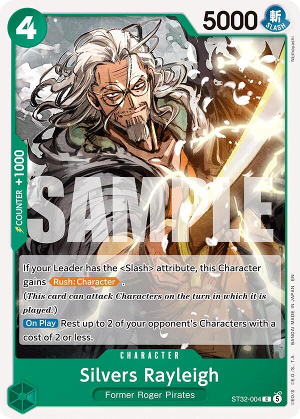 Silvers Rayleigh (Starter Deck 32: GREEN Roronoa Zoro)(ST32-004)(C)
