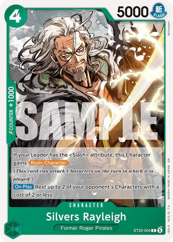 Silvers Rayleigh (Starter Deck 32: GREEN Roronoa Zoro)(ST32-004)(C)