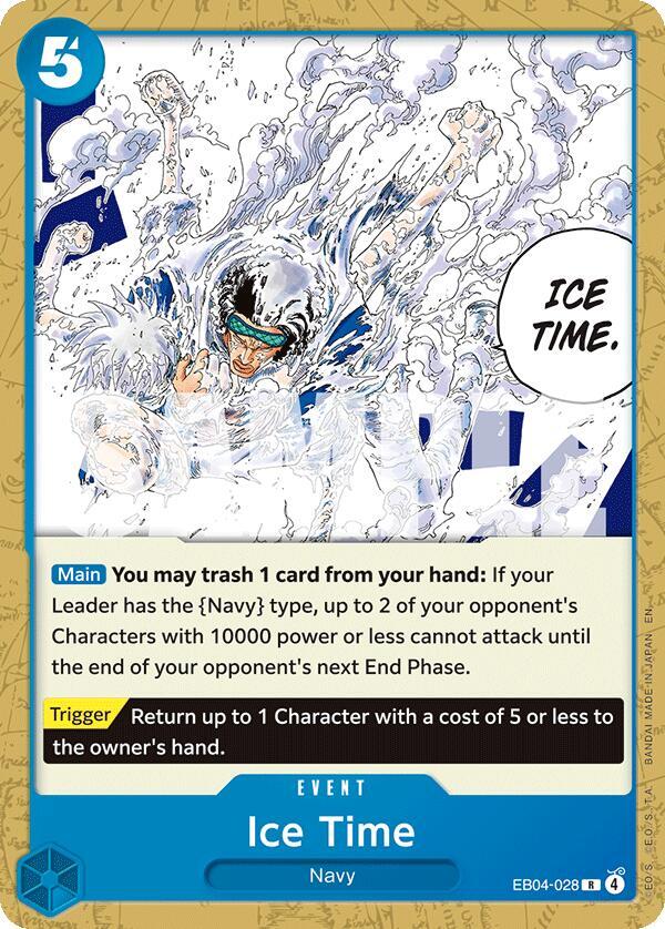 Ice Time (Starter Deck 33: BLUE Kuzan)([ST33] EB04-028)(R)