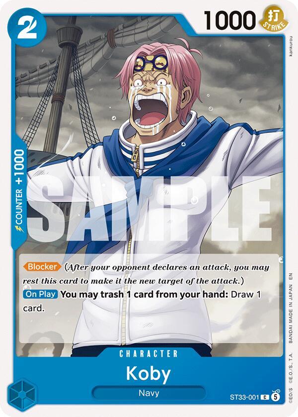 Koby (Starter Deck 33: BLUE Kuzan)(ST33-001)(C)