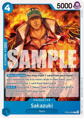 Sakazuki (Starter Deck 33: BLUE Kuzan)(ST33-002)(C)
