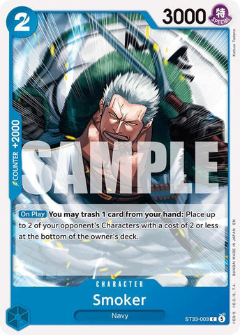 Smoker (Starter Deck 33: BLUE Kuzan)(ST33-003)(C)