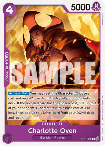 Charlotte Oven (Starter Deck 34: PURPLE Charlotte Katakuri)([ST34] OP11-066)(R)