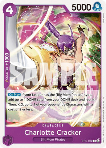 Charlotte Cracker (Starter Deck 34: PURPLE Charlotte Katakuri)(ST34-002)(C)