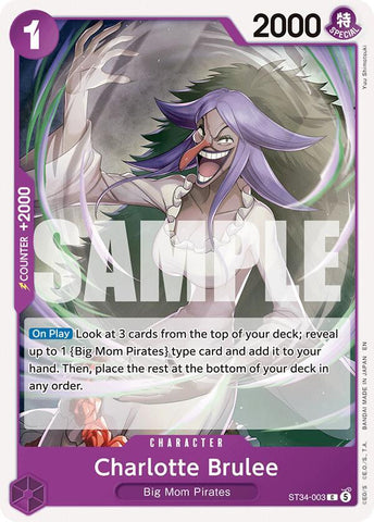Charlotte Brulee (Starter Deck 34: PURPLE Charlotte Katakuri)(ST34-003)(C)