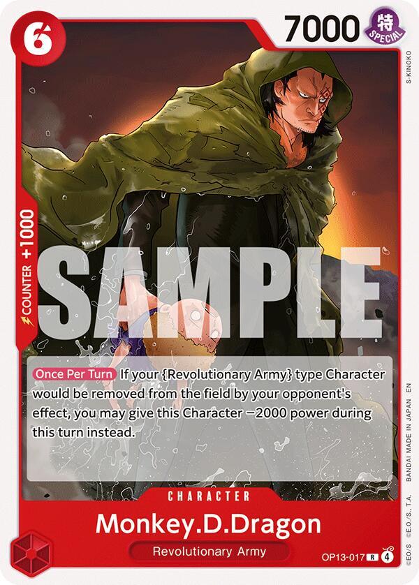 Monkey.D.Dragon (Starter Deck 35: RED/BLACK Sabo)([ST35] OP13-017)(R)