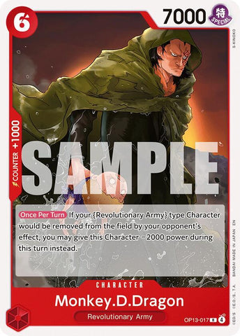 Monkey.D.Dragon (Starter Deck 35: RED/BLACK Sabo)([ST35] OP13-017)(R)