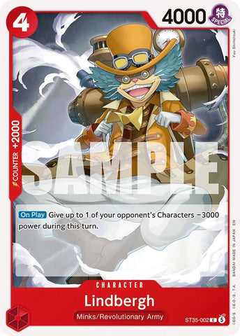 Lindbergh (Starter Deck 35: RED/BLACK Sabo)(ST35-002)(C)
