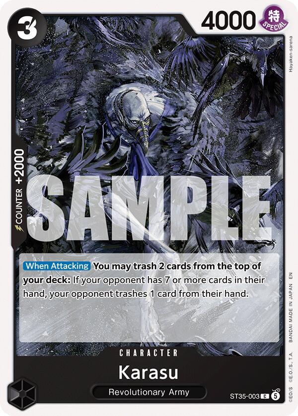 Karasu (Starter Deck 35: RED/BLACK Sabo)(ST35-003)(C)