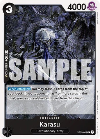 Karasu (Starter Deck 35: RED/BLACK Sabo)(ST35-003)(C)