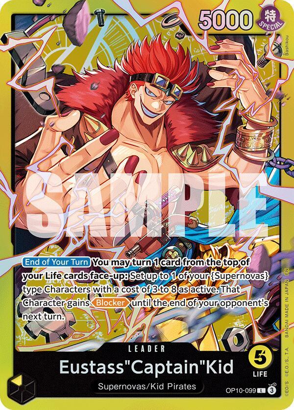 Eustass"Captain"Kid (OP10-099) [Foil] (Starter Deck 36: YELLOW Eustass"Captain"Kid)([ST36] OP10-099)(L)