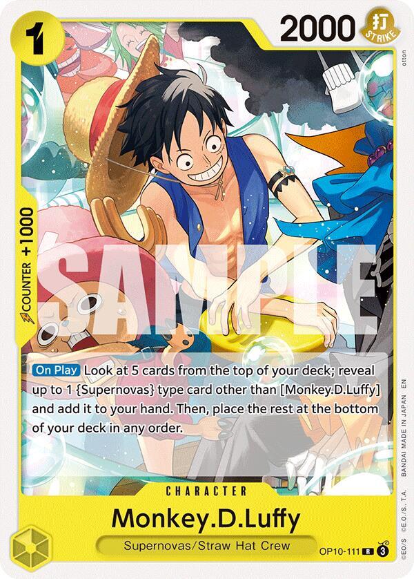 Monkey.D.Luffy (Starter Deck 36: YELLOW Eustass"Captain"Kid)([ST36] OP10-111)(R)