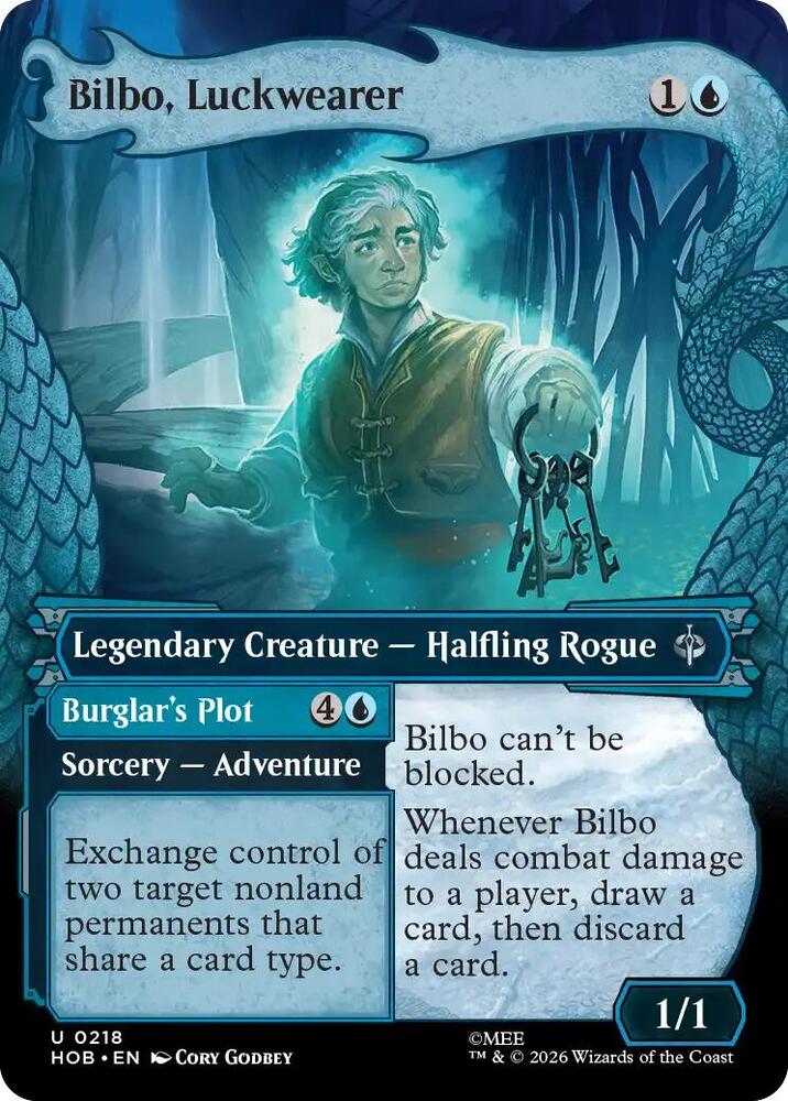 Bilbo, Luckwearer [Showcase] [Foil] (The Hobbit)(HOB-218)(U)