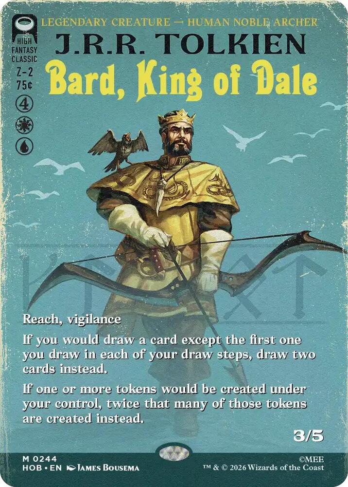 Bard, King of Dale [Borderless] (The Hobbit)(HOB-244)(M)