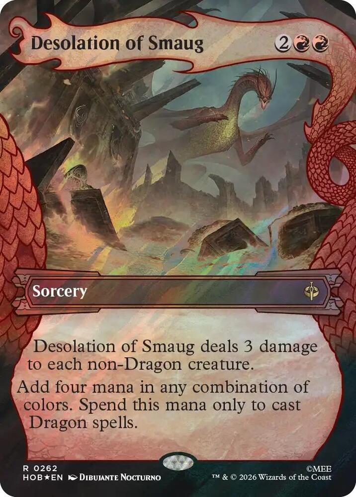 Desolation of Smaug [Showcase] [Surge] [Foil] (The Hobbit)(HOB-262)(R)