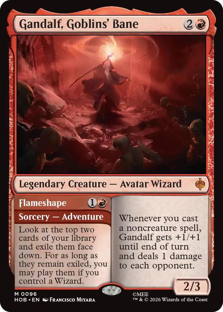 Gandalf, Goblins' Bane [Foil] (The Hobbit)(HOB-96)(M)