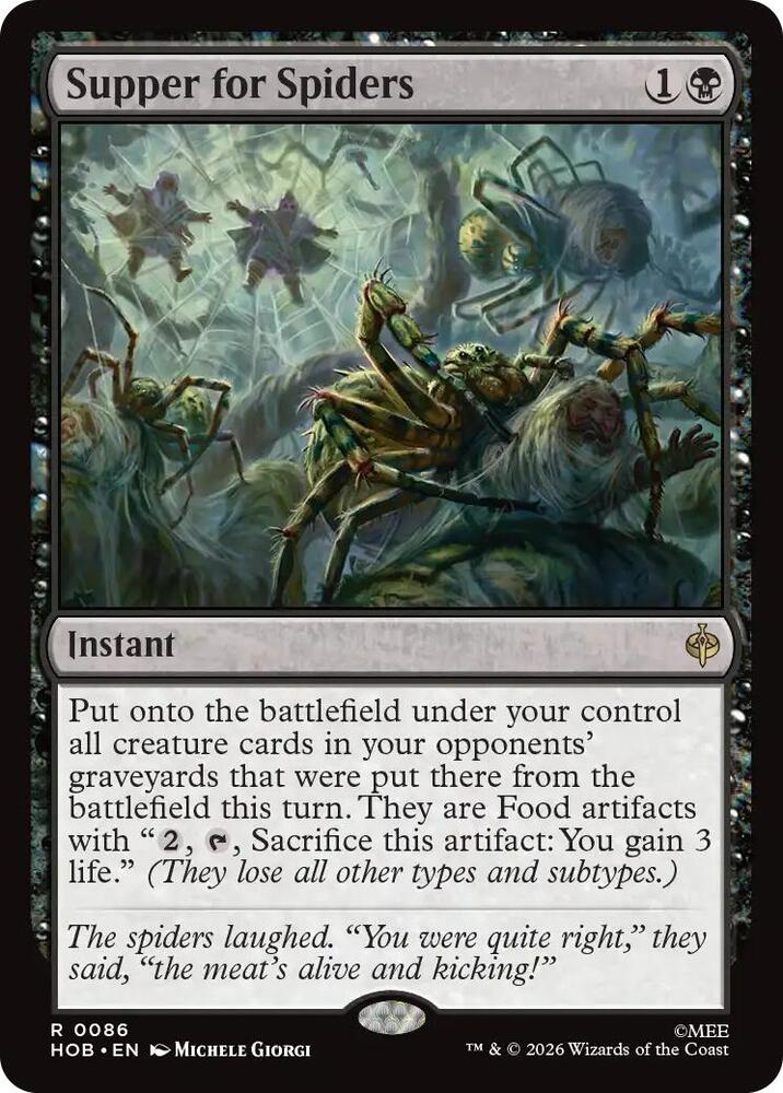 Supper for Spiders [Foil] (The Hobbit)(HOB-86)(R)
