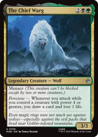 The Chief Warg [Foil] (The Hobbit)(HOB-150)(U)