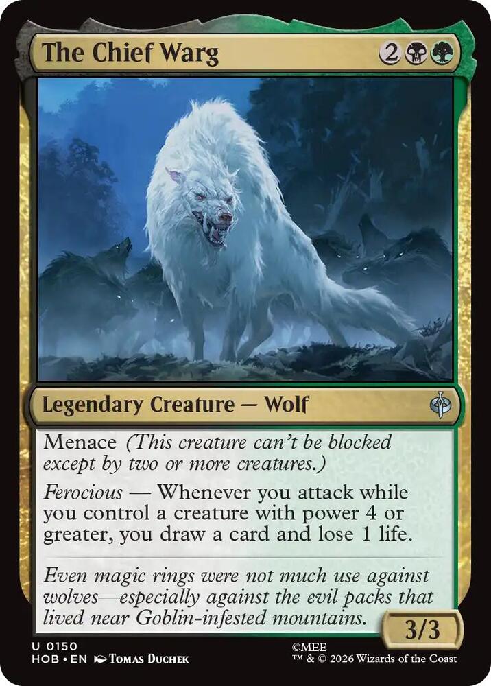 The Chief Warg (The Hobbit)(HOB-150)(U)