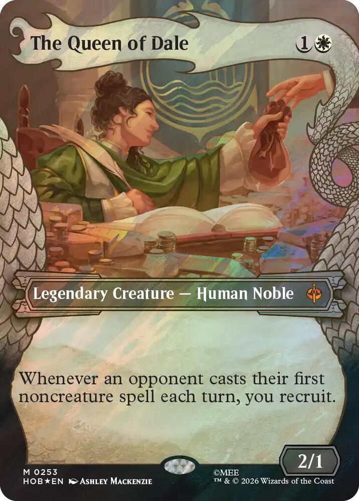 The Queen of Dale [Showcase] [Surge] [Foil] (The Hobbit)(HOB-253)(M)