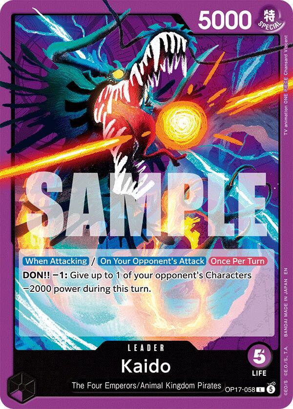 Kaido (058) (The World's Strongest Warriors)(OP17-058)(L)