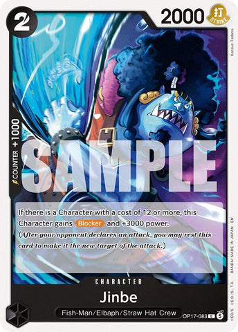 Jinbe (The World's Strongest Warriors)(OP17-083)(C)