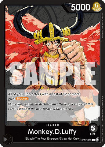 Monkey.D.Luffy (The World's Strongest Warriors)(OP17-079)(L)