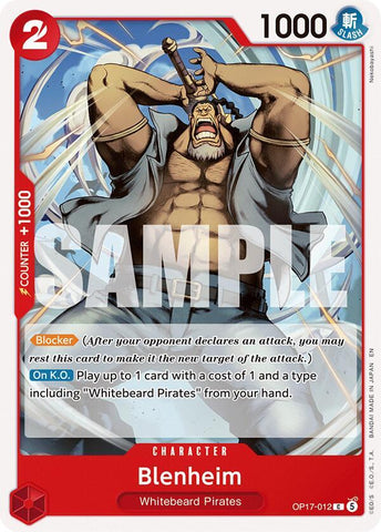 Blenheim (The World's Strongest Warriors)(OP17-012)(C)