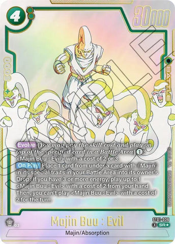 Majin Buu : Evil [036] [Alternate Art] [Foil] (ST01-036)(SR)