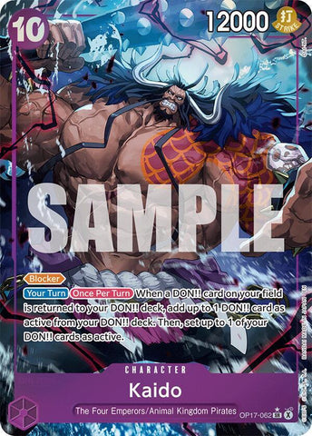 Kaido (062) [Alternate Art] [Foil] (The World's Strongest Warriors)(OP17-062)(SR)