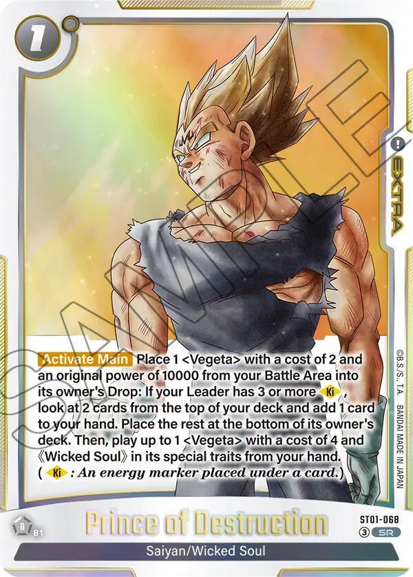 Prince of Destruction [Foil] (ST01-068)(SR)