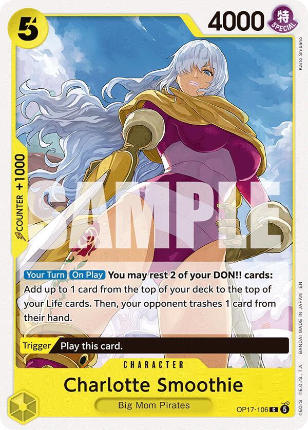 Charlotte Smoothie (The World's Strongest Warriors)(OP17-106)(C)