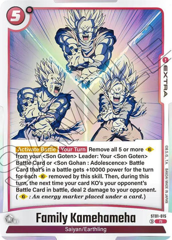 Family Kamehameha [Foil] (ST01-015)(R)