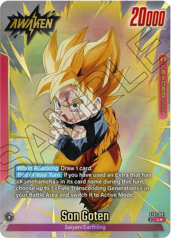 Son Goten [001] [Alternate Art] [Foil] (ST01-001)(L)