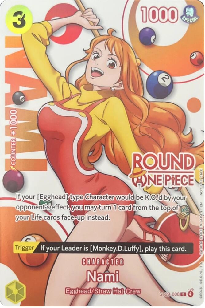 Nami [Round 1 Promo] [Foil] (One Piece Promotion Cards)(ST29-008)(C)