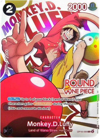 Monkey.D.Luffy [Round 1 Promo] [Foil] (One Piece Promotion Cards)(OP16-095)(R)