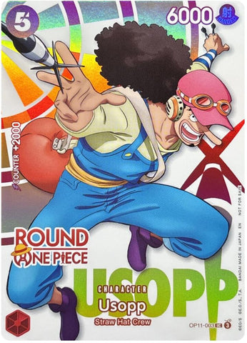 Usopp [Round 1 Promo] [Foil] (One Piece Promotion Cards)(OP11-003)(UC)