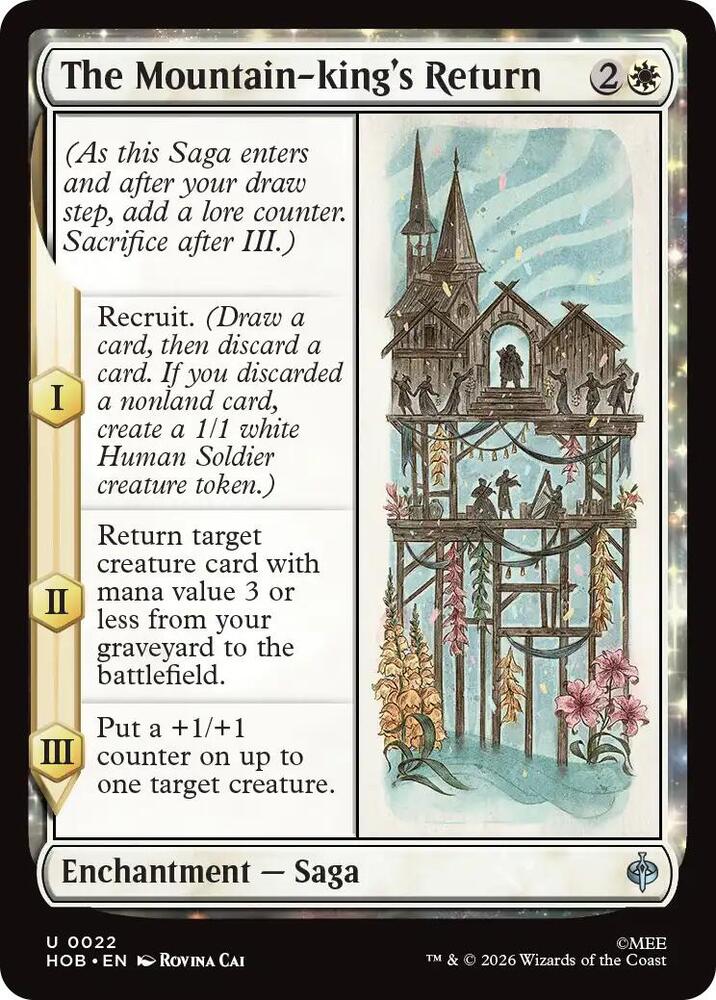 The Mountain-king's Return [Foil] (The Hobbit)(HOB-22)(U)